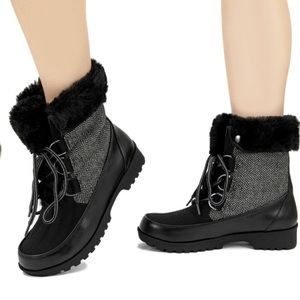 Nordstrom Jambu Northgate Faux Fur Lined Cushioned Footbed Waterproof Boot